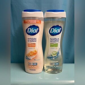 Dial Body Wash 16 fl oz (2 Pack ~ Cocoa Butter & Orange Extract and Aloe)